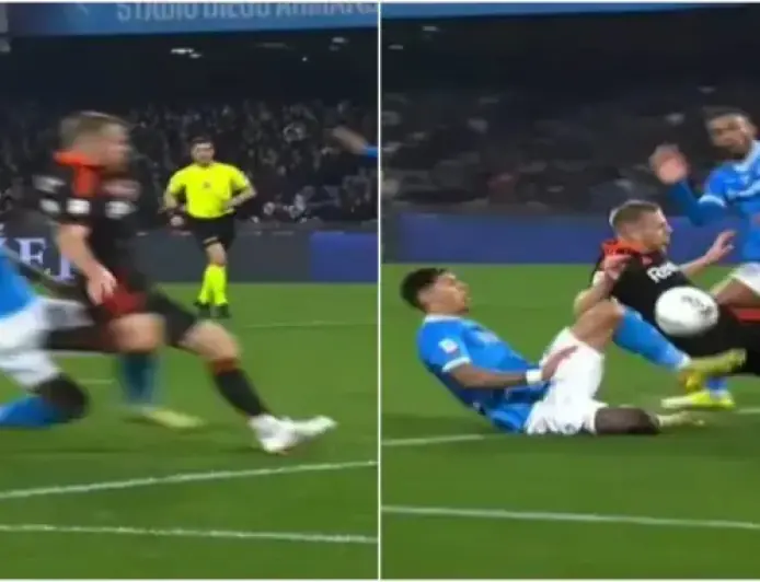 Napoli vs. Como: Olivera-Smolcic Collision Leads to Penalty Insight