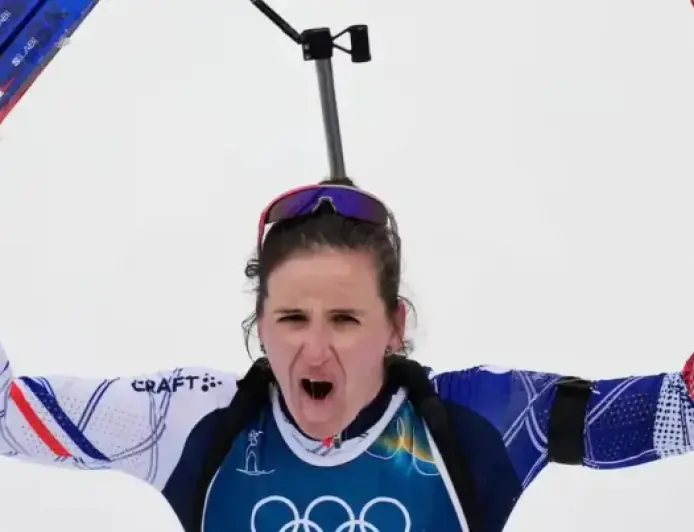 France Dominates Olympic Biathlon: Simon Grabs Gold, Jeanmonnot Secures Silver