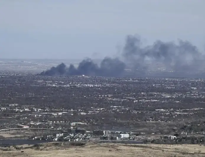 Thornton fire sends thick black smoke over Denver metro as evacuations ordered and I-25 shut down