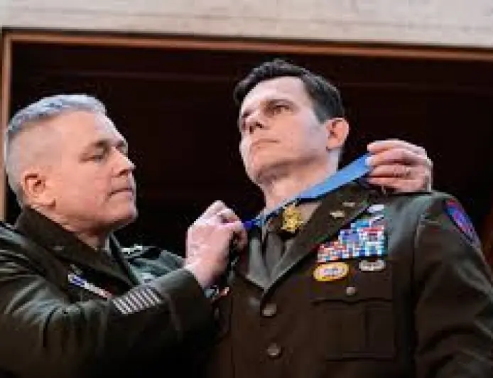 Eric Slover honored; eric slover receives Medal of Honor at State of the Union