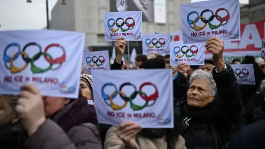 Milan Protests Demand U.S. ICE Exit Italy Ahead of Winter Games