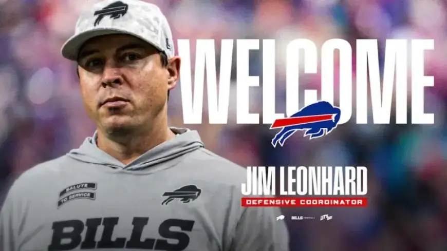 Bills Appoint Ex-Buffalo Safety Jim Leonhard as Defensive Coordinator