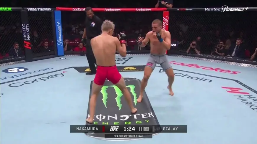 Keiichiro Nakamura stops Sebastian Szalay in Road to UFC finale at UFC 325