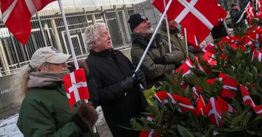 Copenhagen Protesters Rally for Danish Veterans Following Trump Comments