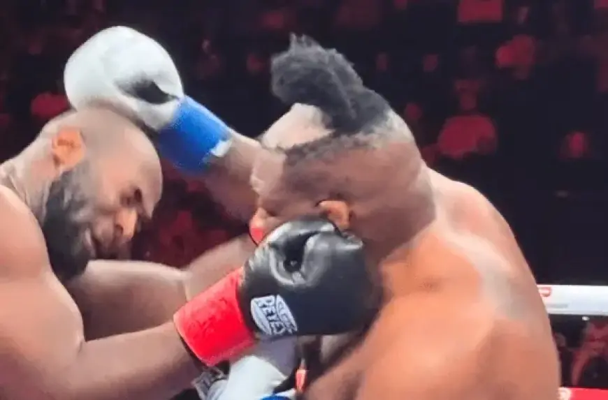 Kingsley Ibeh Lands Powerful Punch, Knocking Jarrell Miller’s Wig Off in Fight