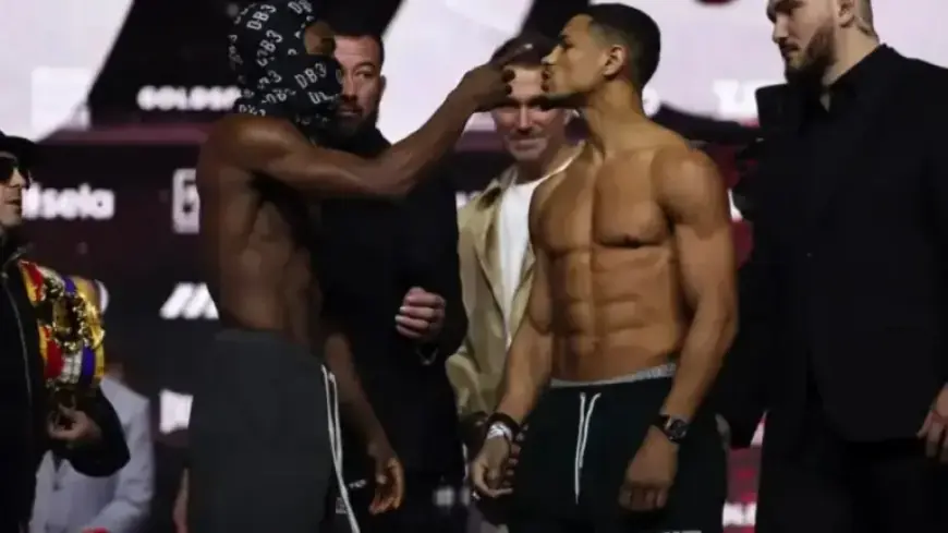 Jamaine Stops Keyshawn’s Antics at Weigh-In Face-Off