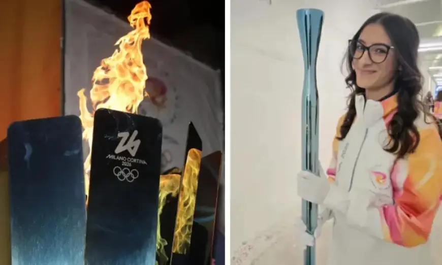 Olimpiadi 2024: Nadia Battocletti Carries Torch in Trento