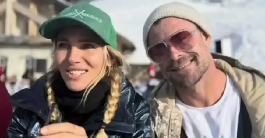 Chris Hemsworth, Elsa Pataky Celebrate Anniversary with Epic Family Snow Trip