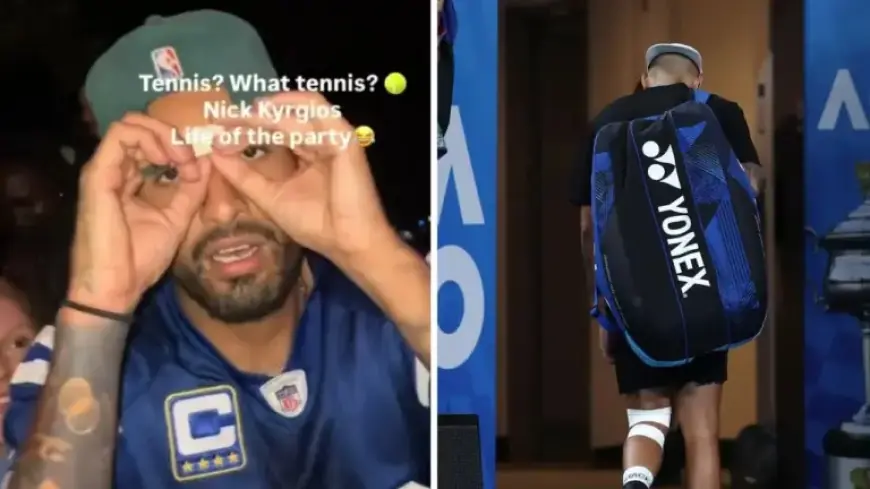 Kyrgios Nightclub Video Surfaces Ahead of Second Australian Open Exit