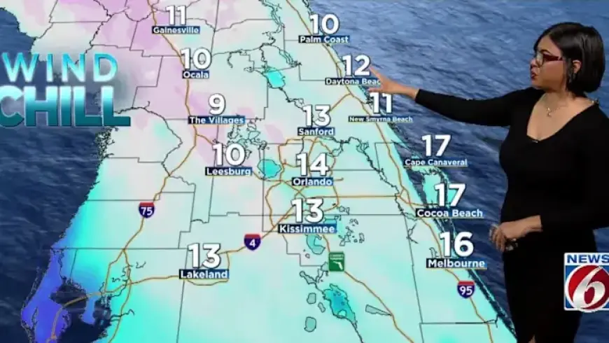 Central Florida Heats Up Briefly Before Major Cold Front Arrives
