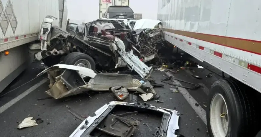 Central Valley: Highway 99 Reopens Following 59-Vehicle Pileup
