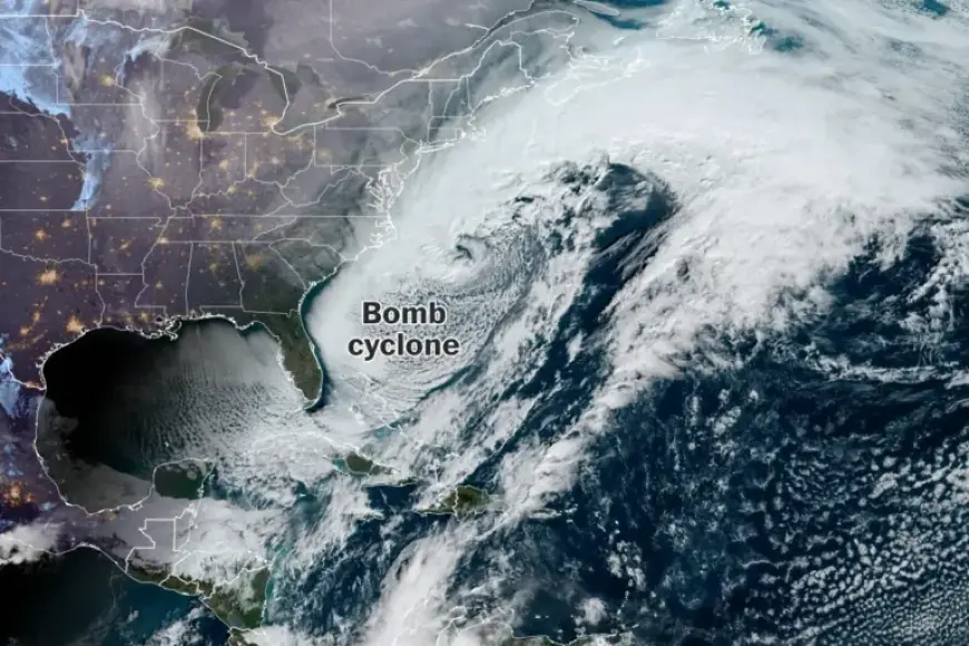 Historic Snow Blankets North Carolina as Bomb Cyclone Reaches Florida