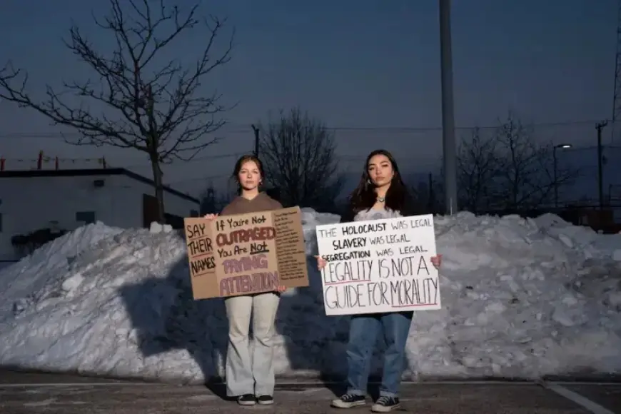 Baltimore County Students Stage High School Walkout to Protest ICE Policies