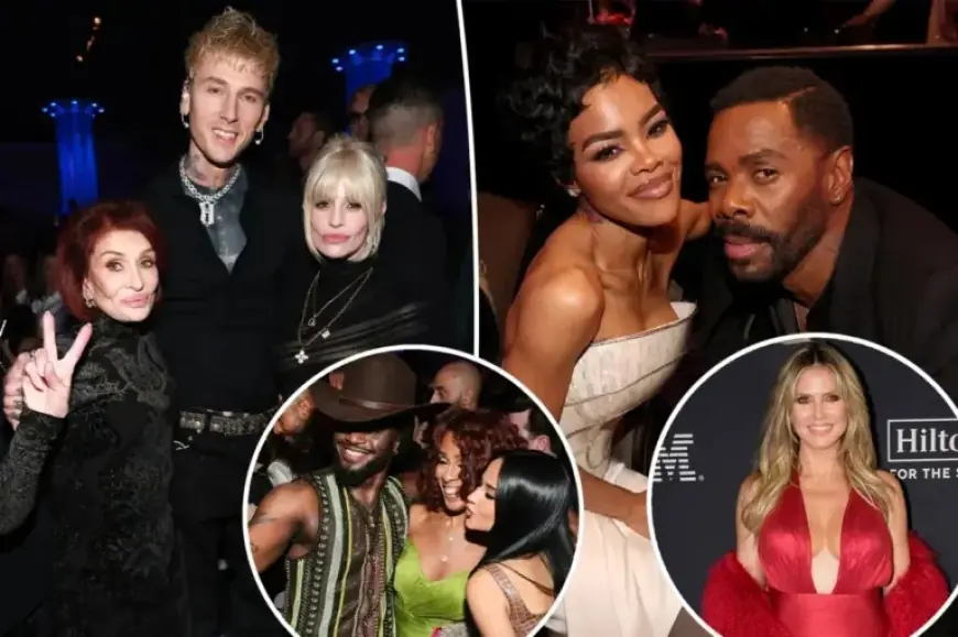 Teyana Taylor, Sharon Osbourne, and Heidi Klum Attend Clive Davis’ Pre-Grammy Gala
