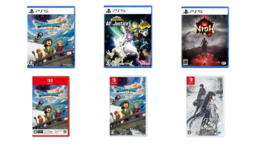 Japanese Game Releases: Dragon Quest VII Reimagined, Nioh 3, My Hero Academia