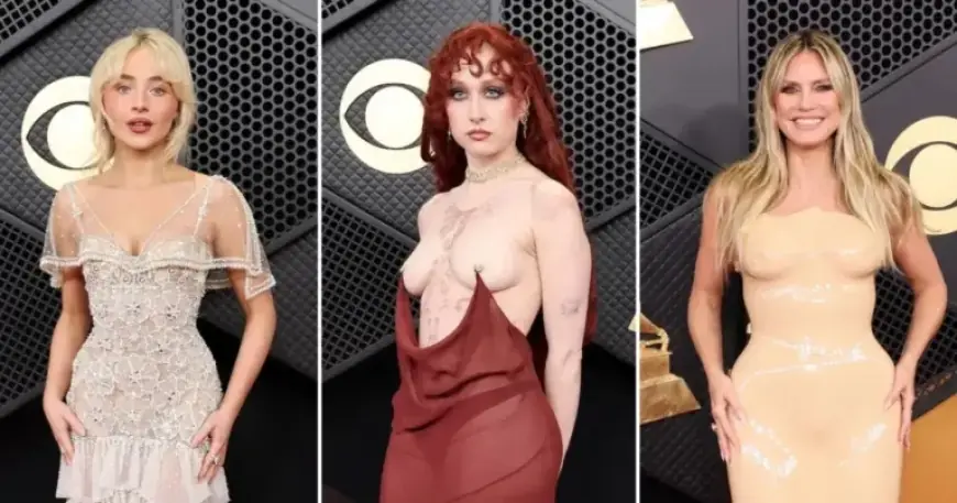 Sabrina Carpenter and Stars Dazzle in Bold Naked Dresses at 2026 Grammys