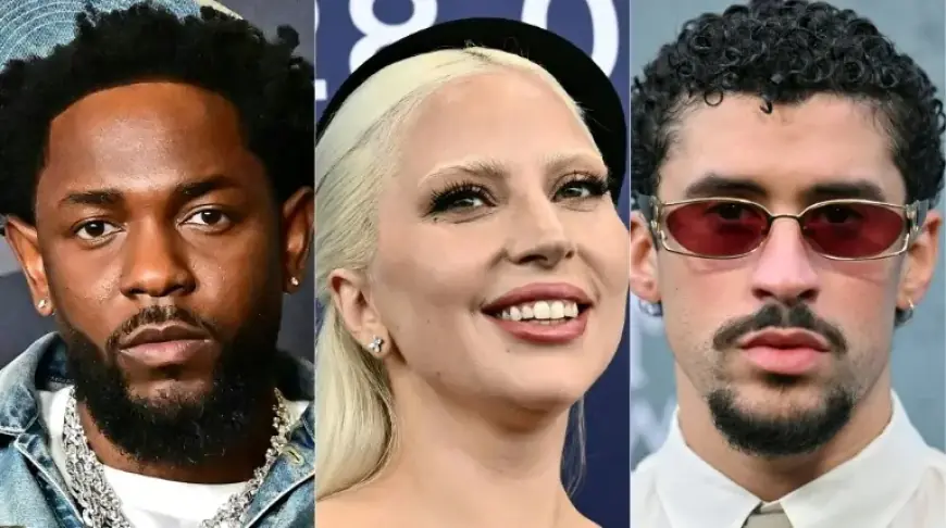 Kendrick Lamar, Bad Bunny, and Lady Gaga Battle for Grammy Awards