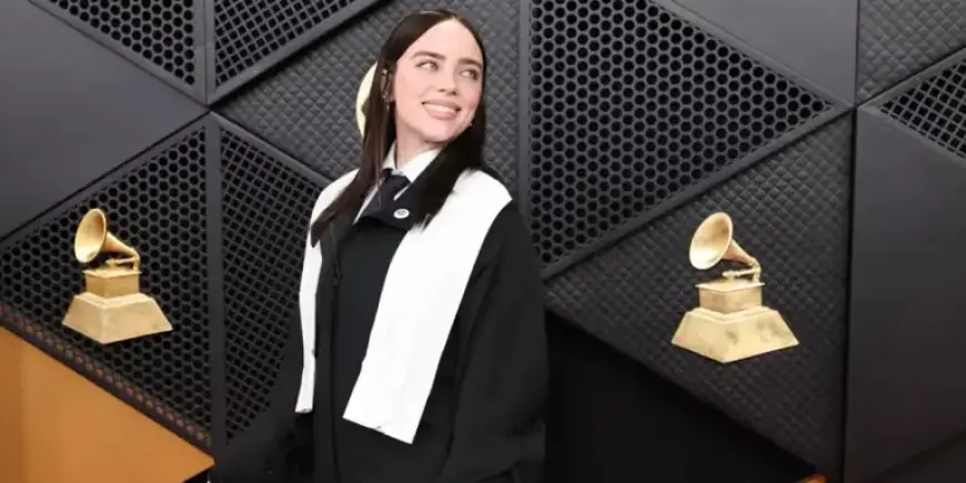 Billie Eilish Stuns at Grammys in Upcycled Deadstock Fabric Outfit