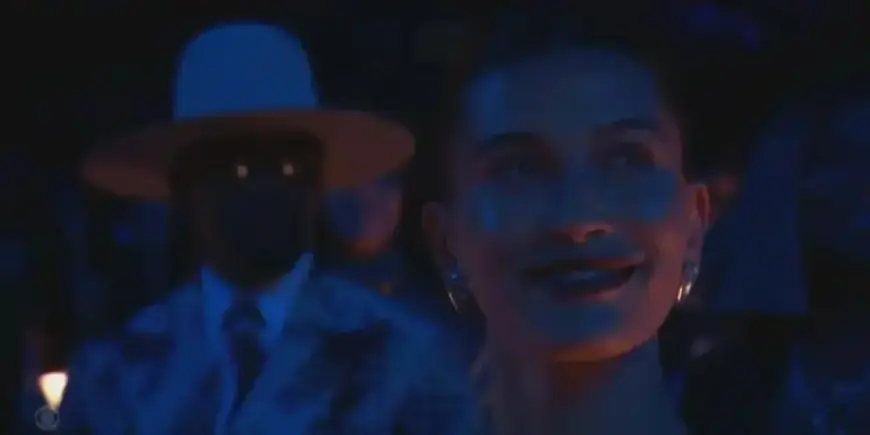 Hailey Bieber’s Adorable Reaction to Justin Bieber’s Grammy Performance Filmed
