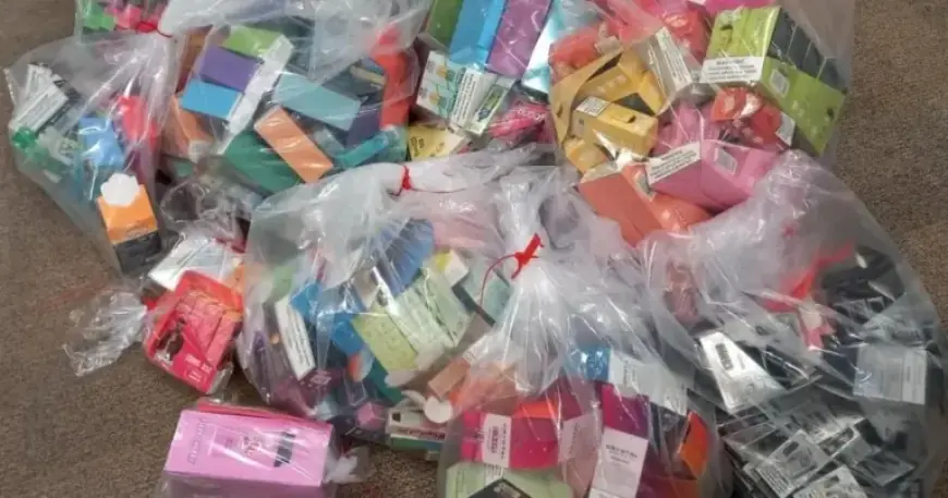 Authorities Seize Record 100,000+ Illegal Vapes and Tobacco Products