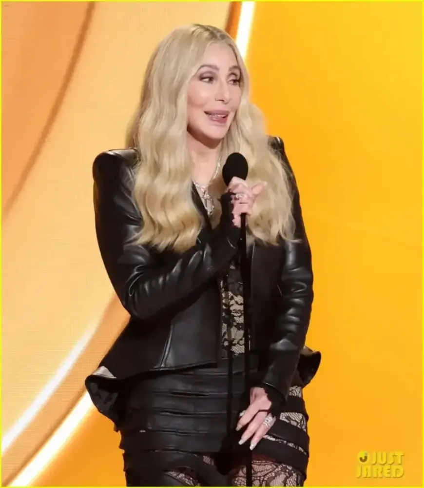 Cher Stuns in Sheer Dress at Grammys 2026 Surprise Appearance