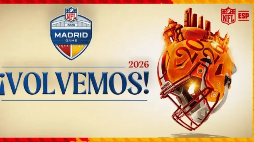 NFL to Bring Regular-Season Games to Madrid Starting 2026