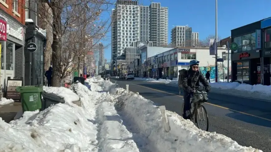 Toronto Cyclists Demand Clear Bike Lanes After Record Snowstorm