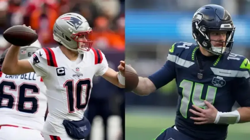 Hall of Fame QB Analyzes Maye vs. Darnold Super Bowl Showdown | Karen Guregian