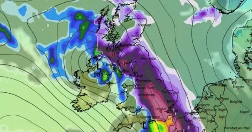 Major Snowstorms Set to Blanket 90% of Britain with 20 Inches