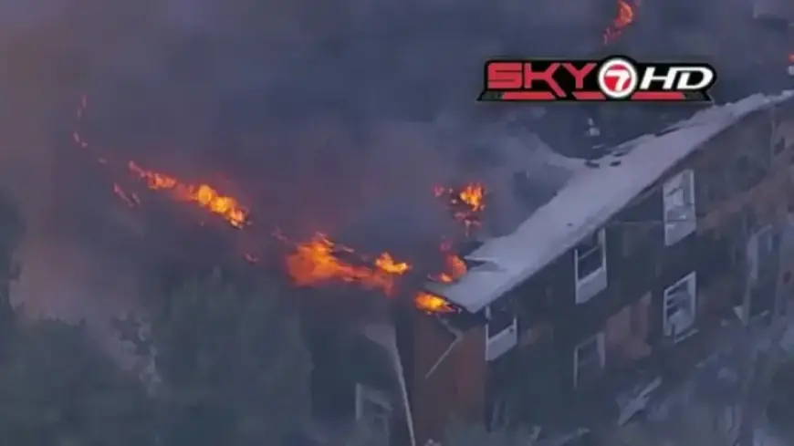 Firefighters Combat Massive Blaze in Nashua, NH