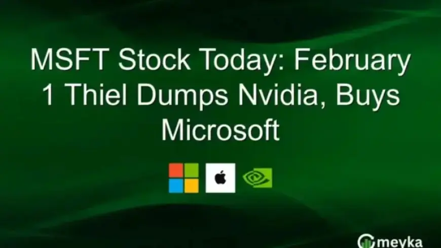 Thiel Sells Nvidia Shares, Shifts Investment to Microsoft on Feb 1
