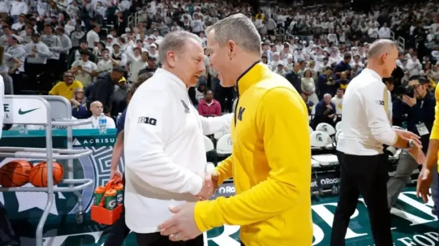 Dusty May and Tom Izzo Clash Over Teams’ Alleged Dirty Play