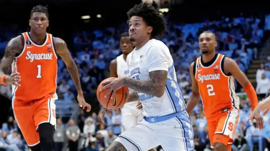 No. 14 Tar Heels Secure Victory Over Syracuse 87-77 After Dominant Start