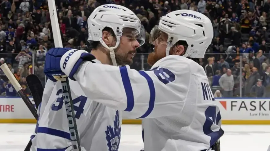 Nylander Shines as Maple Leafs Defeat Canucks, Ending 6-Game Losing Streak