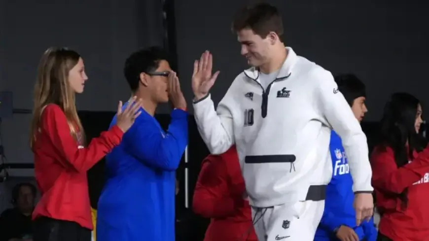 Patriots’ Drake Maye Confidently Throws at Practice After Shoulder Recovery