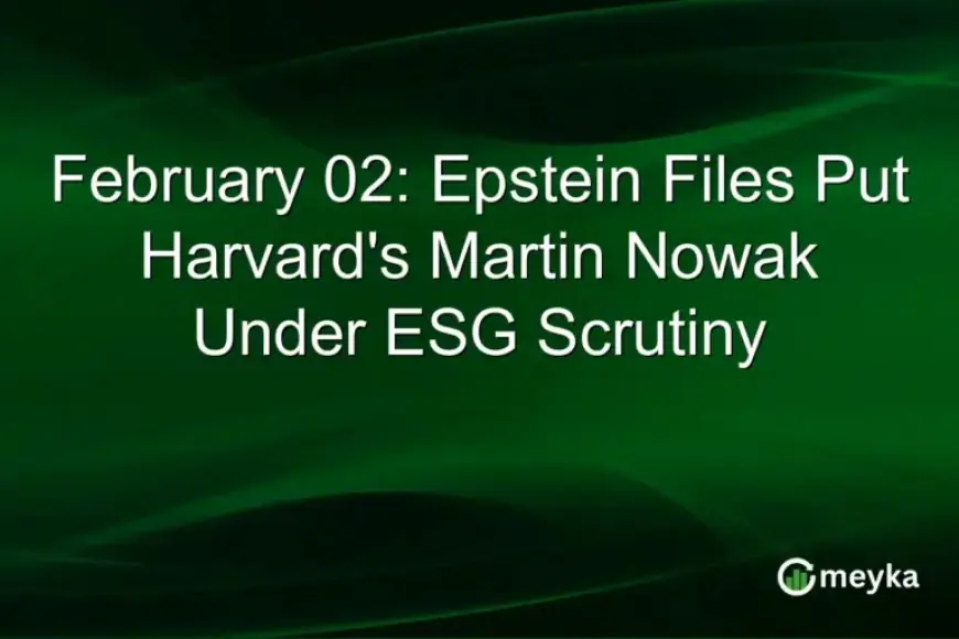 Harvard’s Martin Nowak Faces ESG Scrutiny Amid Epstein File Revelations