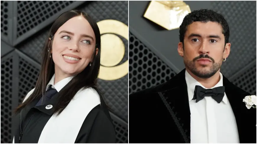 Billie Eilish and Bad Bunny define Grammys 2026 as “ICE OUT” pins go viral