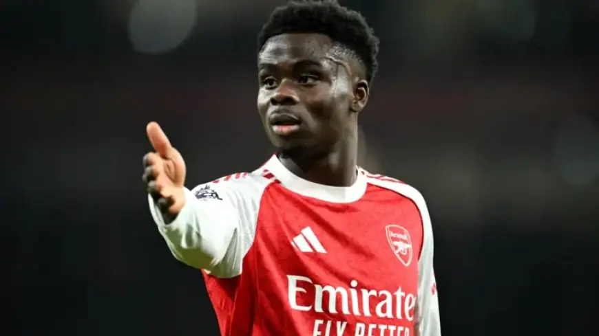 Bukayo Saka Eyes Arsenal Return for North London Derby, Misses Carabao Cup Semi-final