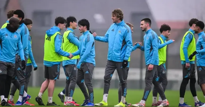 Toon Prepares: Youth and Veterans Train for Man City Clash