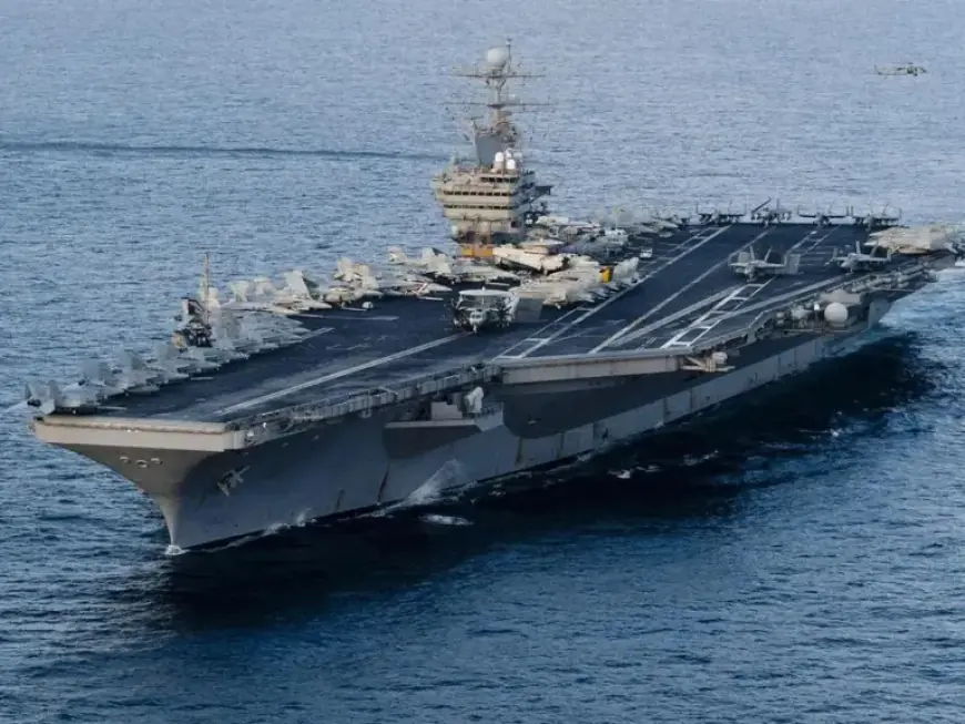 US Defends Aircraft Carrier, Shoots Down Iranian Drone