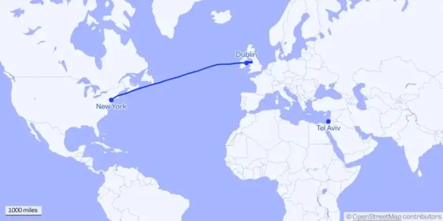 Delta Flight to Israel Diverts to Dublin After Six Hours in Air