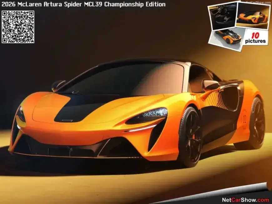 McLaren Artura Spider MCL39 Championship Edition Unveiled for 2026