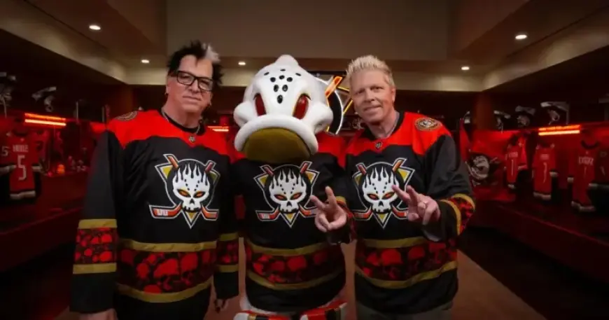 Anaheim Ducks Rock the Ice with The Offspring’s Punk Energy at ‘Come Out and Play’ Night