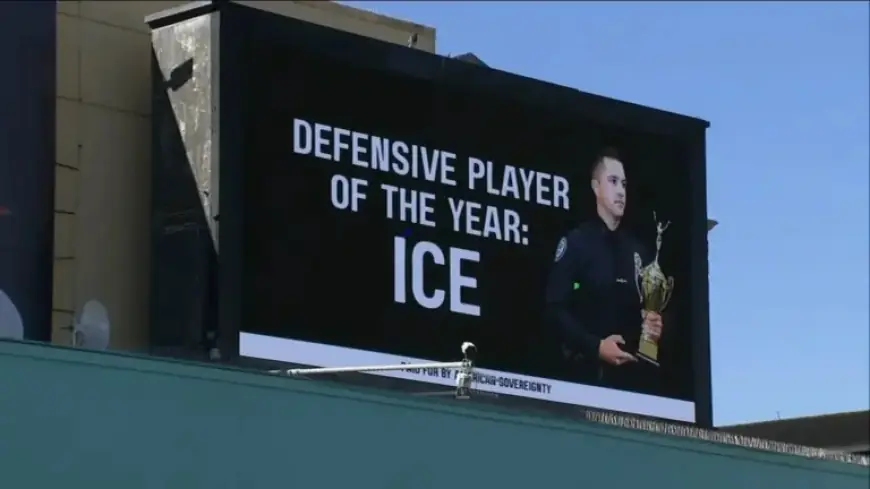 Pro-ICE Billboard Emerges in San Francisco Before Super Bowl 60