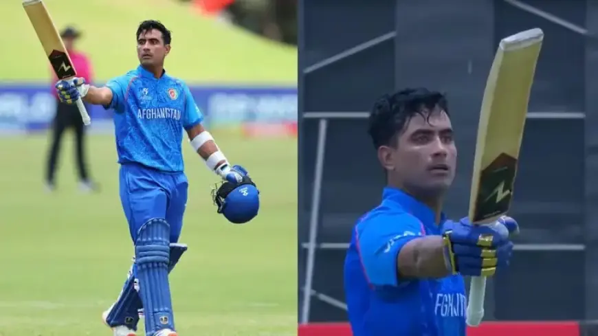 Afghanistan’s Rising Star Faisal Shinozada Shines with Century Against India at ICC