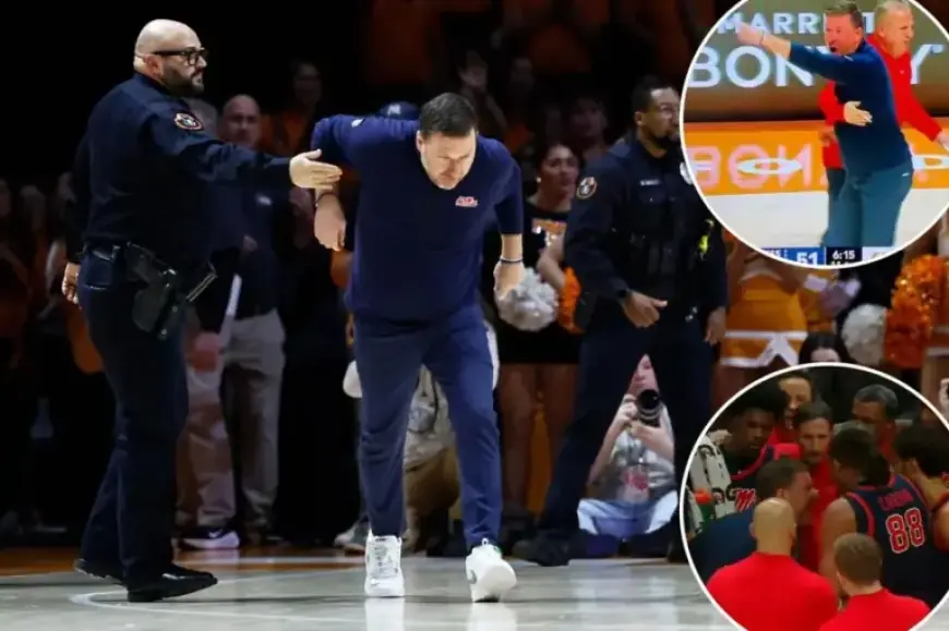 Ole Miss Coach Chris Beard Ejected Amid Dramatic Scene