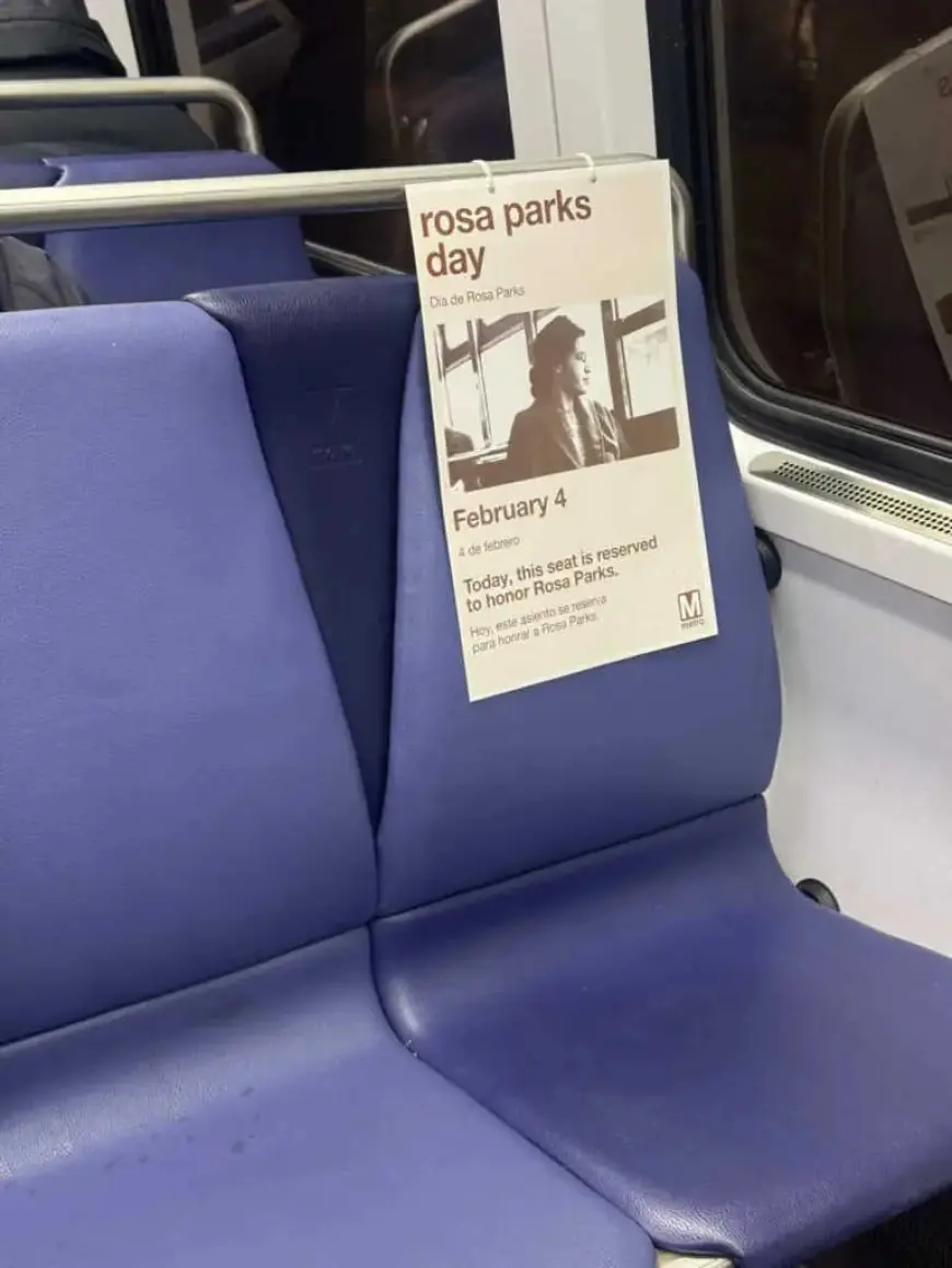 “Metro Reserves Seats for Rosa Parks’ Birthday Across Bus and Rail”