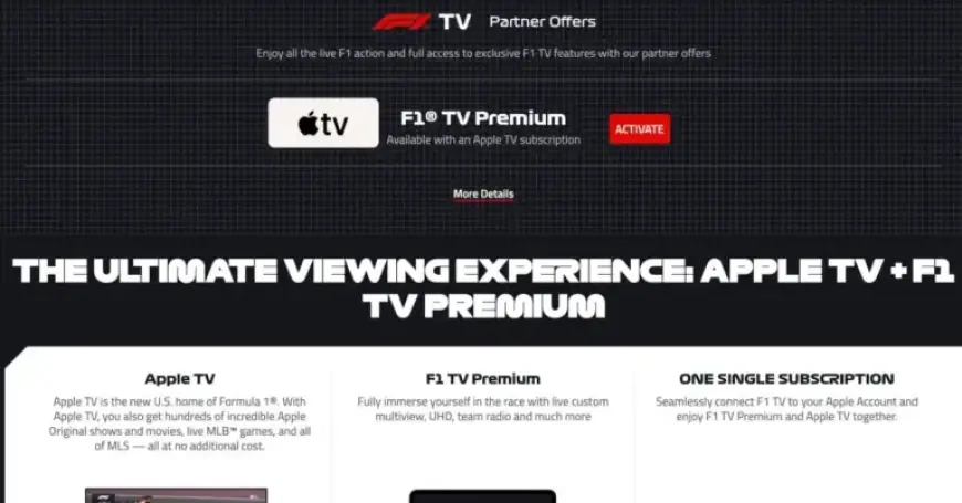 How to Access F1 TV via Your Apple TV Account
