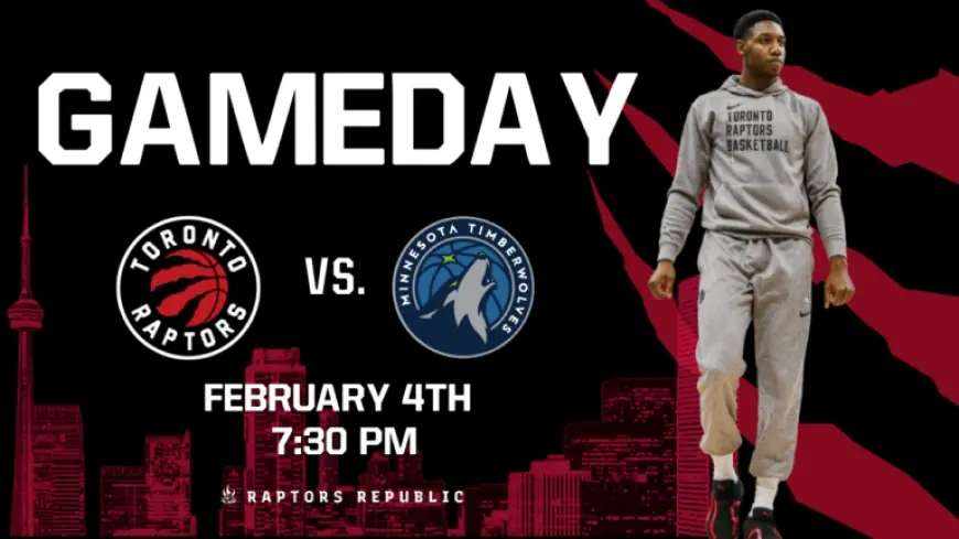 Timberwolves Face Raptors on February 4th Gameday
