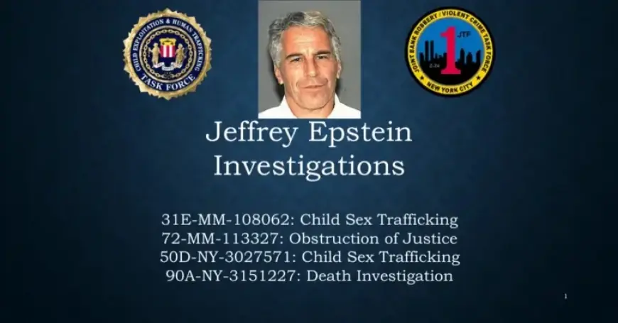 FBI Presentation Reveals Allegations Against Influential Men
